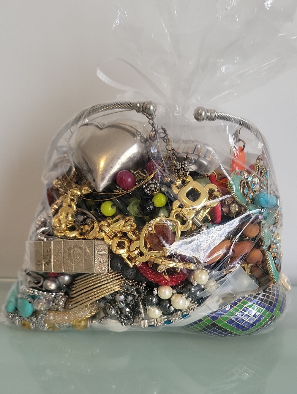 Mixed Mystery Bag Of Costume Jewelry 4 Lbs